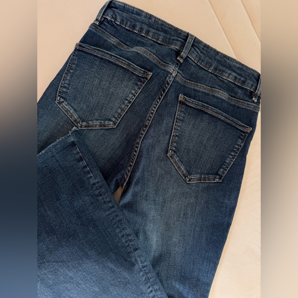 Women’s Mango Blue Flared Jeans - Picture 8 of 9